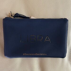 Cosmetic Zodiac Pouch LIBRA Indigo Blue